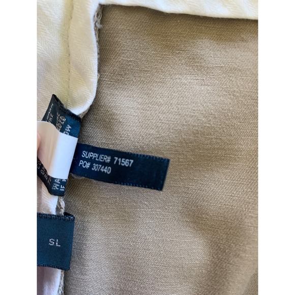 Polo Ralph Lauren Mens 38x30 Ethan Pants Khaki Pleated‎ 100% Cotton - Picture 10 of 11